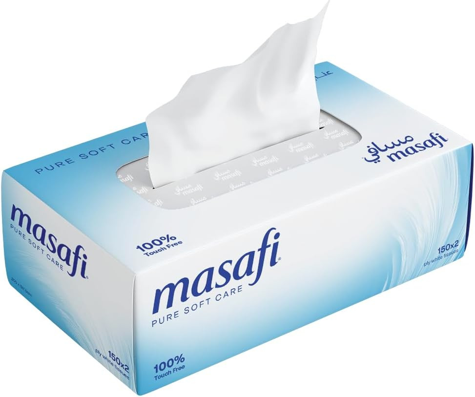 Masafi Facial Tissue - 30 Boxes (130 sheets x 2PLY per box)