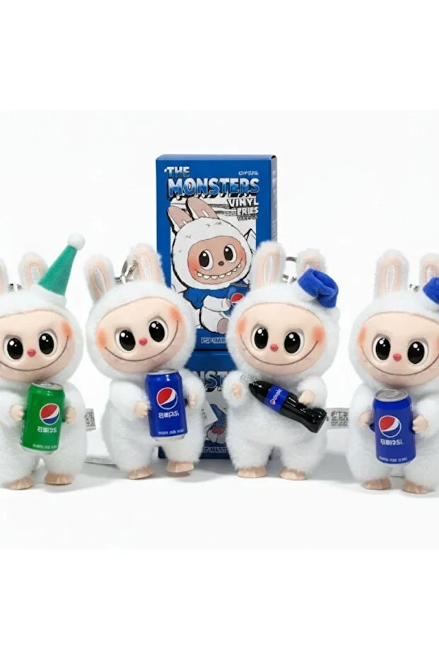 Pepsi Labobo One-Faced Vinyl Plush Toy, Replica of the Pepsi Labobo Plush Toy Series