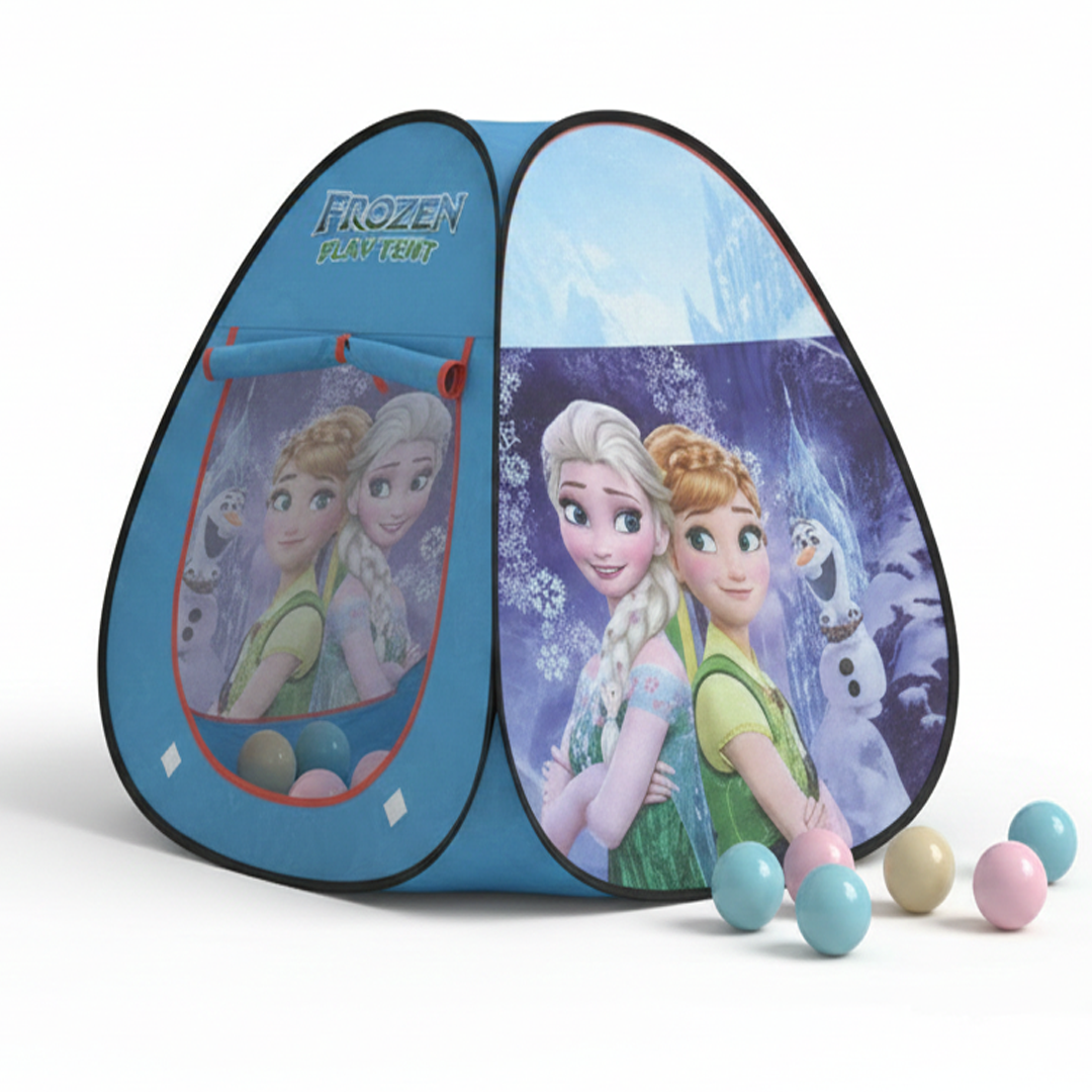 Kids Play Tent With 50 Balls | FROZEN | Indoor & Outdoor Folding Playhouse | Ages 2+